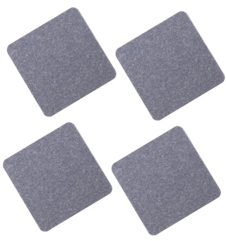 Gadpiparty Alfombrillas Antivibración para Lavadoras Almohadillas Antideslizantes, PET, 4 Unidades, 5X5 CM, Accesorio para Pies