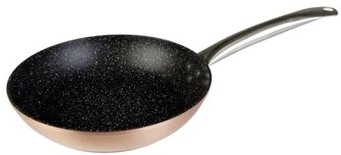 wecook Induktion-Bratpfanne, geschmiedetes Aluminium, schwarz/kupfer, 20 cm