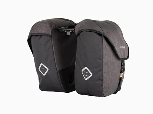 AtranVelo Unisex – Erwachsene Zap AVS Doppelpacktasche, Schwarz,Grau, Einheitsgröße