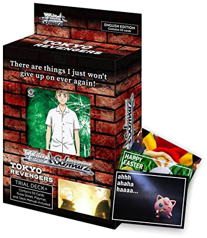 Lively Moments Weiß Schwarz Karten Trial Deck+ Tokyo Revengers EN und Exklusive GRATIS Grußkarte