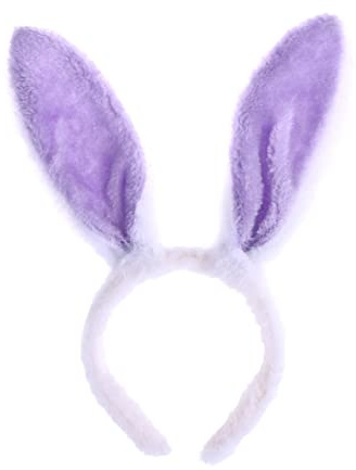 FOMIYES -tête Oreilles De Lapin -tête En Peluche Pour Cosplay Bandeau Polaire Confortable Pour Les Âges