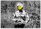 Tapete Vlies 368x254cm Banksy Smiley Polizei Nr. H340M_TV5BF