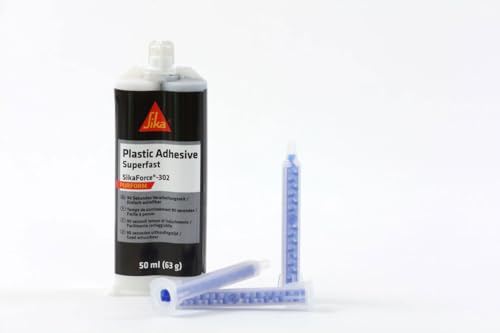 Sika - SikaForce-302, 2k kleber für z.B. Kunststoff, 50ml, schwarz
