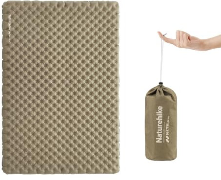 Naturehike Ultraleichte Selbstaufblasende Isomatte, Aufblasbare Campingmatte 3,2R, Langlebige, Tragbare Isomatte, Einzelschlaf-Luftmatratze für Trekking, Wandern, Bergsteigen, Backpacking