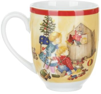 KASANOVA Tazza mug natalizia teatrino 440 ml porcellana