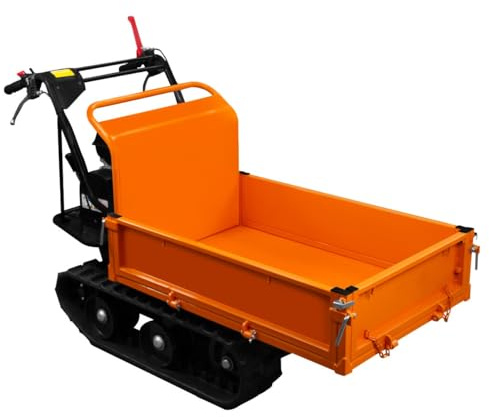 Bandad dumper med hydraulisk tippkropp 300 kg nyttolast 196cc 2 stadiga ramper