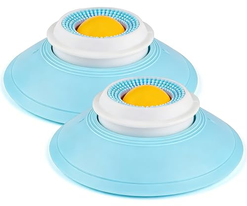 2 juguetes para perros de 14,5 x 5,5 cm, pelota de chupito para perros, almohadilla de comida húmeda de polipropileno con ventosa para perros grandes, juguete de enriquecimiento de mascotas