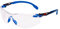 3M Solus Safety Glasses, Blue/Black frame, Scotchgard Anti-Fog, Clear Lens, S1101SGAF-EU
