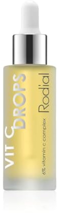 Rodial Vit C Booster Drops 31 ml - Illumina e Rinnova, Siero Leggero Rivitalizzante al Vitamina C per il Viso, Vitamina B5 e Olio di Babassu, Dona Luminosità e Splendore alla Pelle