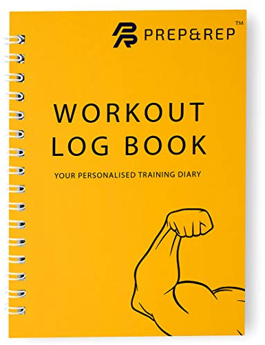 Prep and Rep Gym Workout Logbook | 114 Training Record Pages | A5 Gym, Fitness & Training Diary | Set Yourself Goals & Record Training Progress