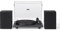 Crosley C62 Record Player with Speakers - Bluetooth Turntable with 60W Bookshelf Speakers, Easy Set Up Vinyl Player with Dust Cover, Record Player Shelf System, Audio-Technica Cartridge, Black