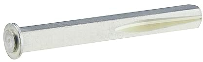 melina24 Wechselstift Kerbstift 10 x 100 mm Vierkantstift Drückerstift verzinkt