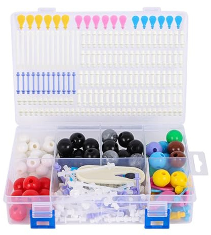 Mengger moléculaire Modèle Kit 207 Pcs biochimie Chimie Organique et inorganique Set de modélisation Scientifique Atom Liens l'enseignement Chimie d'apprentissage moléculaire modèles