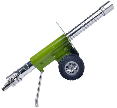 NASSMOSSE Firecracker Cannon 12.6 Inch Metal Firecracker Artillery Cannon Mini Cannon Model Artillery Collection Ornaments Collectors' Gift and Home Decor