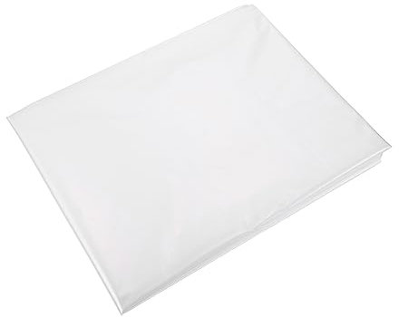 SEWOART Telo di Copertura Trasparente Telo in PE Protettivo per Piante Fiori Antipioggia Anti Ampio Utilizzo