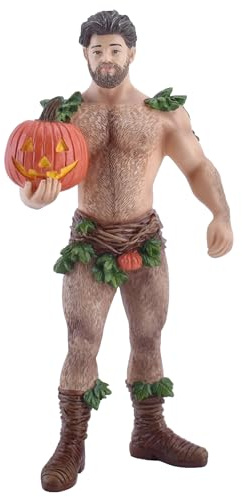 December Diamonds 55-55341 - Orsetto ornamentale a forma di zucca, serie Poke The Bear, 17,8 cm