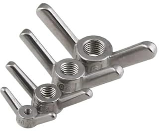 LMPVPDGADZ Écrous for serrer for la Main en Acier Inoxydable, écrou for Griffe, écrou for Oreilles Papillon M6 M8 M10 M12 M14 M16 M18 M20 M24, écrous for Oreilles Papillon 304(M14(1pcs))