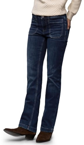 Street One Bootcut Jeans Dark Blue Washed 28