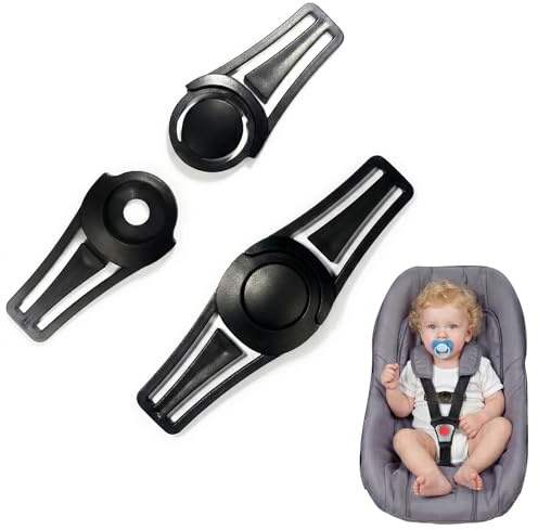 NiceNaiils 2 Piezas Niños Seguridad Clip De Hebilla, Hebilla De Seguridad Para Niños Clip Seguridad Asiento Coche Bebé Cinturón Seguridad Sujetar Niño