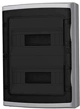 Sicherungskasten 24Module IP65 Feuchtraumverteiler Verteilerkasten 1000V Aufputz 1457