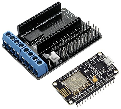DollaTek NodeMcu Lua ESP8266 ESP-12E CP2102 Junta de Desarrollo y L293D WiFi Motor Drive Placa de expansión Módulo de Escudo para Arduino