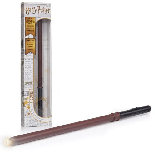 WOW! Sachen Zauberstab leuchten Harry Potter offizielle Zauberstäbe und Zauberer-Weltgeschenke, Spielzeug & Sammlerstücke, Rollenspiele und Kostüm-Accessoire für Fans, Mädchen & Jungen, Brown, 14 Zoll