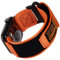 Nereides Compatible with Apple Watch Straps Series 10 9 8 7 6 5 4 SE SE2 Ultra 2/1, Nylon Sport Replacement Band for iWatch Strap 46mm 45mm 44mm 49mm (L, Orange)