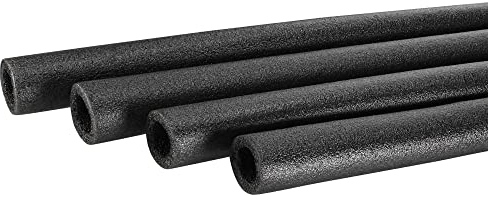 sourcing map Schaumstoffschlauch, Schwamm, Schutzhülle, schwarz, Dichtungsmanschette, Polyethylen-Rohr, 25 x 40 mm, für Rohrisolierung, 4 Stück