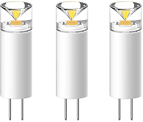 Energetic Lampadine a LED G4 a capsula 12 V, bi-pin, 1,4 W (equivalente a una alogena da 10 W), 136 lumen, bianco caldo 3000 K, risparmio energetico, confezione da 3