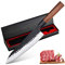 8 inch Japanese Chef Knife Professional Kitchen Knife 3 Layers 9CR18MOVHigh Carbon Steel Blade Ultra Sharp Kitchen Meat Cutting Gyuto Chef Knife