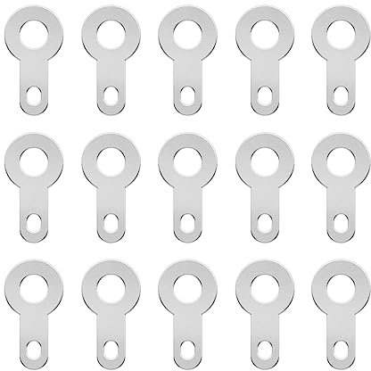 EMSea 200 morsetti a crimpare 2,2 mm piastra di capocorda per saldare connettore terminale ad anello nudo crimpatura per micromotori Nuclei di registratore in rame placcato, argento