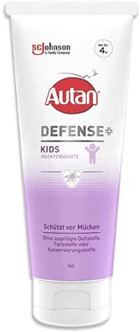 Autan Defense Kids-Gel, Insektenschutz, zum Schutz vor Mücken, ohne zugefügte Duft-, Konservierungs-und Farbstoffe, Travel Essentials, 1er Pack (1 x 100 ml)