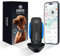 DBDD GPS Tracker for Dogs, Dog GPS Tracker, Real Time Location | Escape Alerts | Activity Tracking | Waterproof, Compatible with iOS and Android (for 40lb+ Dogs)（Black）