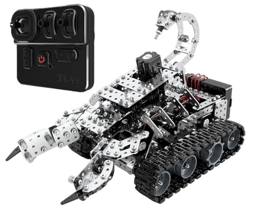 GOUX 3D RC Metallo Meccanico Scorpione Serbatoio Montaggio Modello per Adulti, Creativo Meccanico Costruzione Serbatoio Kit Sfida Brain Teasers Regali (1034PCS)