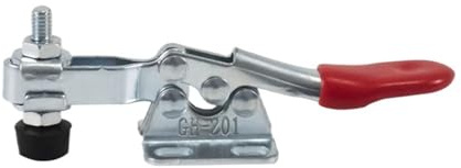 Morsetto rapido orizzontale GH201, morsetto for lavorazione del legno con asta di pressione lunga, dispositivo di serraggio rapido for utensili