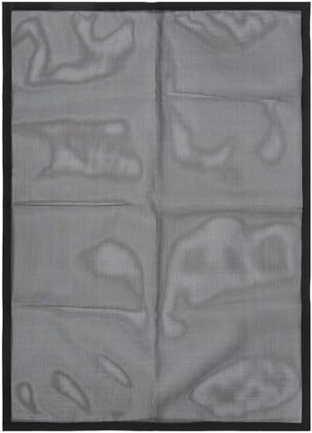 POPETPOP Grille de Cheminée Pare-Étincelles en PVC Noir 29X40 Pouces Panneau Pare-Feu en Maille Fine Antirouille Protection Sécurité Garçon et Filles et Animaux pour Foyer et Escalier