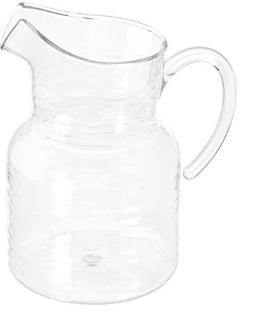 Amazon Basics Round 3 Quart Tritan (plastic material) Farm to Table Pitcher, Clear