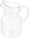 Amazon Basics Round 3 Quart Tritan (plastic material) Farm to Table Pitcher, Clear