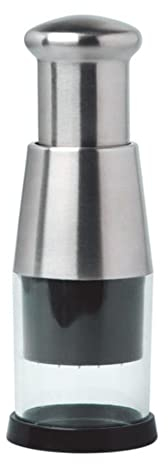 Pressed Garlic Chopper, Stainless Steel Handheld Veg Chopper, Multifunctional Manual Onion Chopper Garlic Crusher Cutter Mincer Kitchen Tools for Home Kitchen