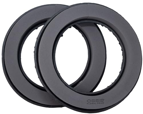 Flowerbox Oasis Steckschaum Black BIOLIT Ring Ø39cm Steckmasse Steckschwamm - 2 Stück