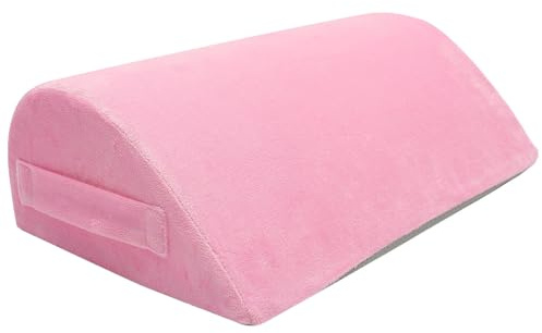 DOITOOL Foot Pillow Gaming Desk Accessories Gamer Desk Accessories Under Foot Pad Foot Rest Holder Office Necessities Foot Resting Pillows Cushion for Foot Pink Sponge Household