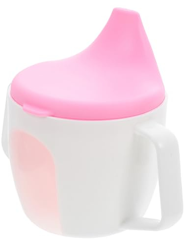 UPKOCH Tasse à Bec pour Bébé avec Double Poignée, Capacité 150ml, Matériau Pp, Design Étanche et Facile à Nettoyer, Gobelet D'apprentissage Portable pour Tout-petits