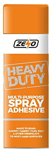 ZENO Heavy Duty Adhesive Spray Ideal for Carpets, Carpet Tiles, Household Repairs, Crafts & Hobbies | Quick Drying Extra Strong Glue Spray 500ml (1)