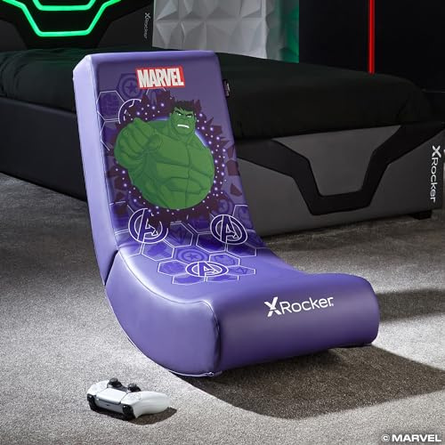 X Rocker Disney Marvel Avengers Floor Rocker Bodensessel (Hulk)