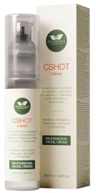 Crema Hidratante Facial con Complejo de Péptidos y Cerámidas, Vitamina C, E, Ácido Hialurónico, Niacinamida y Aloe Vera 50ml. - Hidratación Profunda, Antioxidante y Antiarrugas by Skintuals Cosmetics