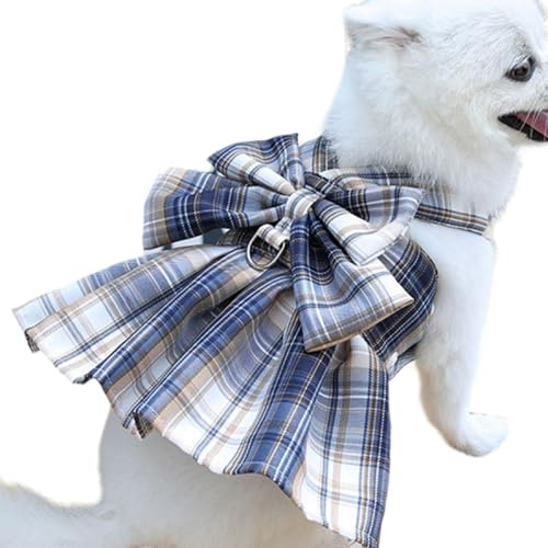 Harnais pour chien et chat, nœud papillon pour animaux de compagnie | Harnais pour chien avec nœud papillon et confortable – Gilet respirant pour chien, accessoire confortable et élégant avec nœud
