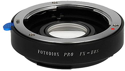 Fotodiox Pro Lens Mount Adapter Compatible with Fuji Fujica X-Mount 35mm (FX35) SLR Lens on Canon EOS (EF, EF-S) Mount D/SLR Camera Body - with Gen10 Focus Confirmation Chip