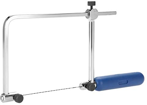 Scie à frette polyvalente pour travail du bois outil réglable avec cadre en U accessoires inclus