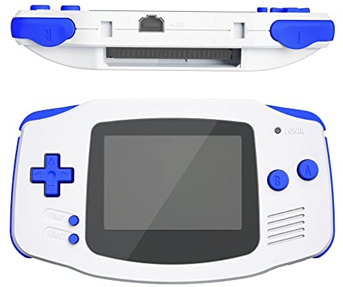 eXtremeRate Boutons Complets de Remplacement pour Gameboy Advance GBA Console, Console Portable Non Incluse - Bleu