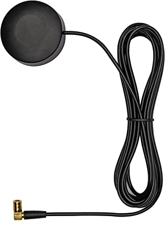 DAB+ Scheibenantenne – Kompakte Scheibenklebeantenne für DAB Empfang – Benötigt Keine Masse – Für alle Geräte mit SMB-Anschlüsse – Für Pioneer, Kenwood, JVC, Alpine Radios